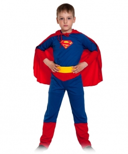 Детский карнавальный костюм Супер-Человек (супермен)/лайт