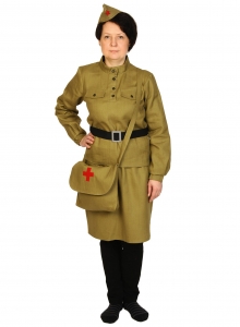 Карнавальный костюм для взрослых Медсестра Военная ВЗР