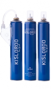 Набор кислородный Prana Kislorod (3 баллончика 16L + мягкая маска)