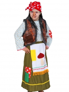 Детский карнавальный костюм Баба Яга Дремучая