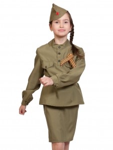 Детский карнавальный костюм Солдаточка