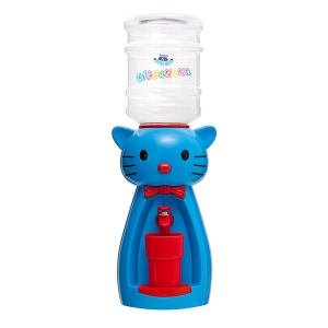 Детский кулер для воды кот Китти синий с красным — АкваНяня