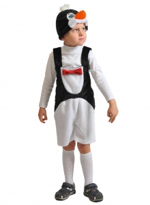 Детский карнавальный костюм из плюша Пингвинчик