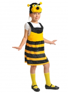 Детский карнавальный костюм из плюша Пчёлка