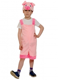 Детский карнавальный костюм из плюша Поросёнок