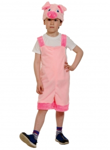 Детский карнавальный костюм из плюша Поросёнок