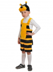 Детский карнавальный костюм из плюша Шмель