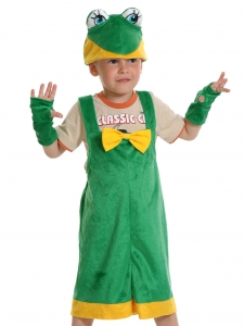 Детский карнавальный костюм из плюша Лягушонок