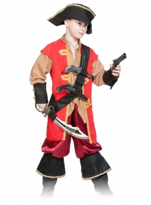 Детский карнавальный костюм капитан Морган