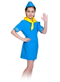 Детский карнавальный костюм стюардесса	