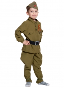 Детский карнавальный костюм Солдатик 