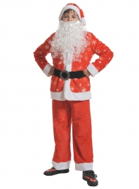 Детский карнавальный костюм Санта Клаус плюш