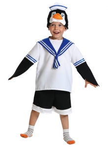 Детский карнавальный костюм из плюша Пингвин Шкипер