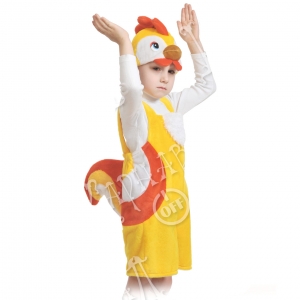 Детский карнавальный костюм из плюша Петушок