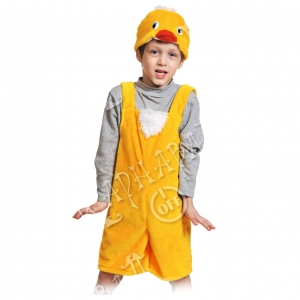 Детский карнавальный костюм из плюша Цыплёнок