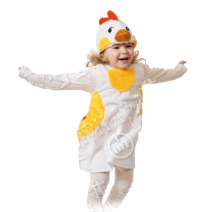 Детский карнавальный костюм из плюша Курочка