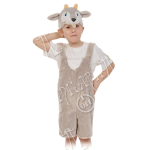 Детский карнавальный костюм из плюша Козлик