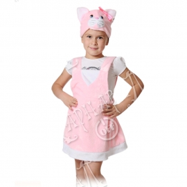 Детский карнавальный костюм из плюша Кошечка