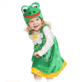Детский карнавальный костюм из плюша Лягушка