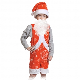 Детский карнавальный костюм из плюша Мистер Санта