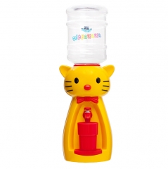 Детский кулер для воды кот Китти желтый с красным — АкваНяня