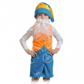 Детский карнавальный костюм из плюша Гномик 2