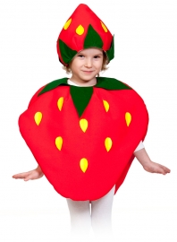 Детский карнавальный костюм Клубничка
