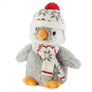 Игрушка-грелка Пингвин-пигги в шапочке