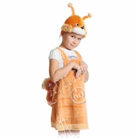 Детский карнавальный костюм из плюша Белочка