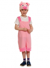 Детский карнавальный костюм Поросёнок ткань-плюш