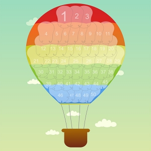 Мотивационный плакат Воздушный шар
